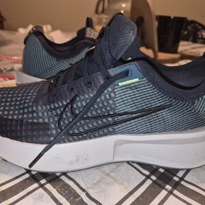 Nike Blue and Black Women's Sneakers